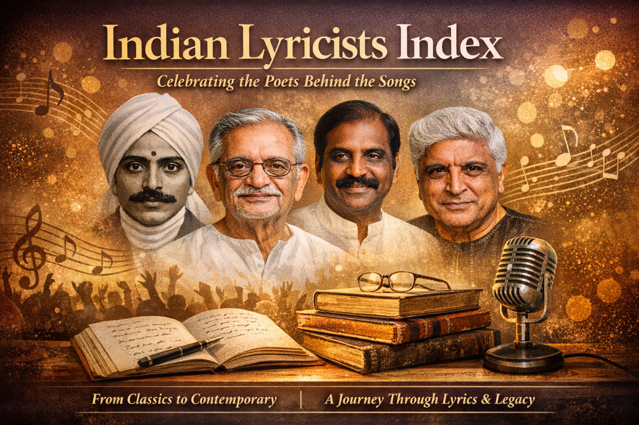 Indian Lyricists Index 1 Indian Lyricists Index