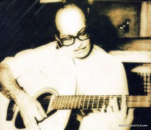 Salil Chowdhury Playing Guitar