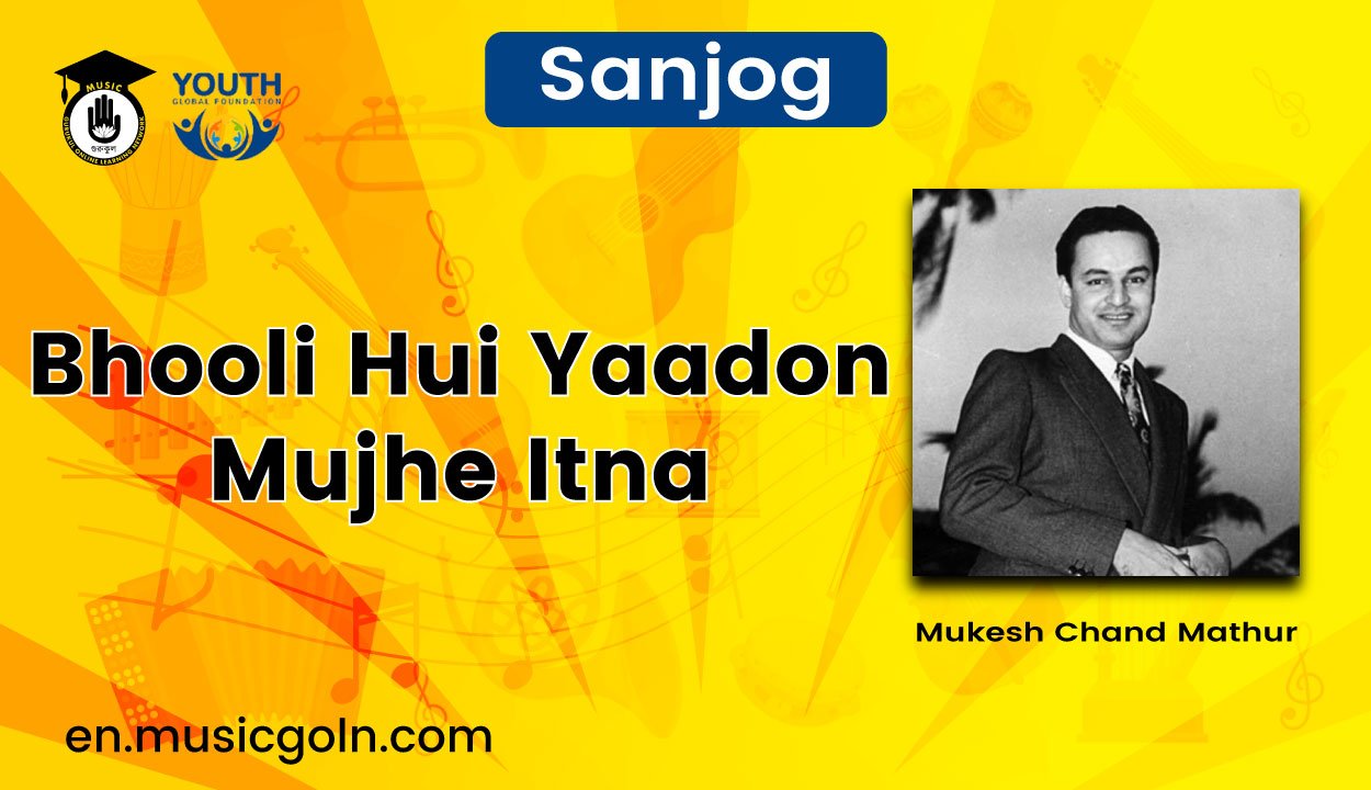Bhooli Hui Yaadon Mujhe Itna Lyrics | Sanjog | Mukesh Chand Mathur | 1985 1 Bhooli Hui Yaadon Mujhe Itna