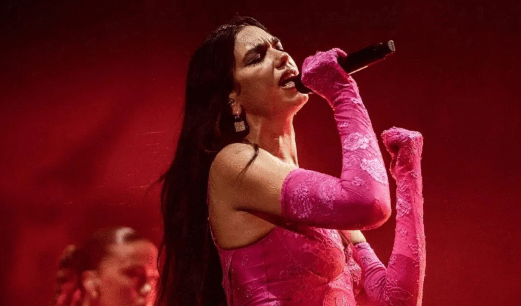 Pop sensation Dua Lipa delivered Dua Lipa Shines in Bogotá with Electrifying Concert After Immersing in Local Culture
