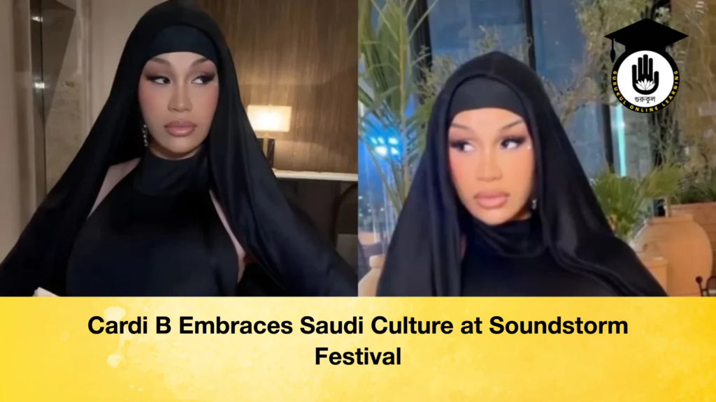 Cardi B Embraces Saudi Culture at Soundstorm Festival Cardi B Embraces Saudi Culture at Soundstorm Festival