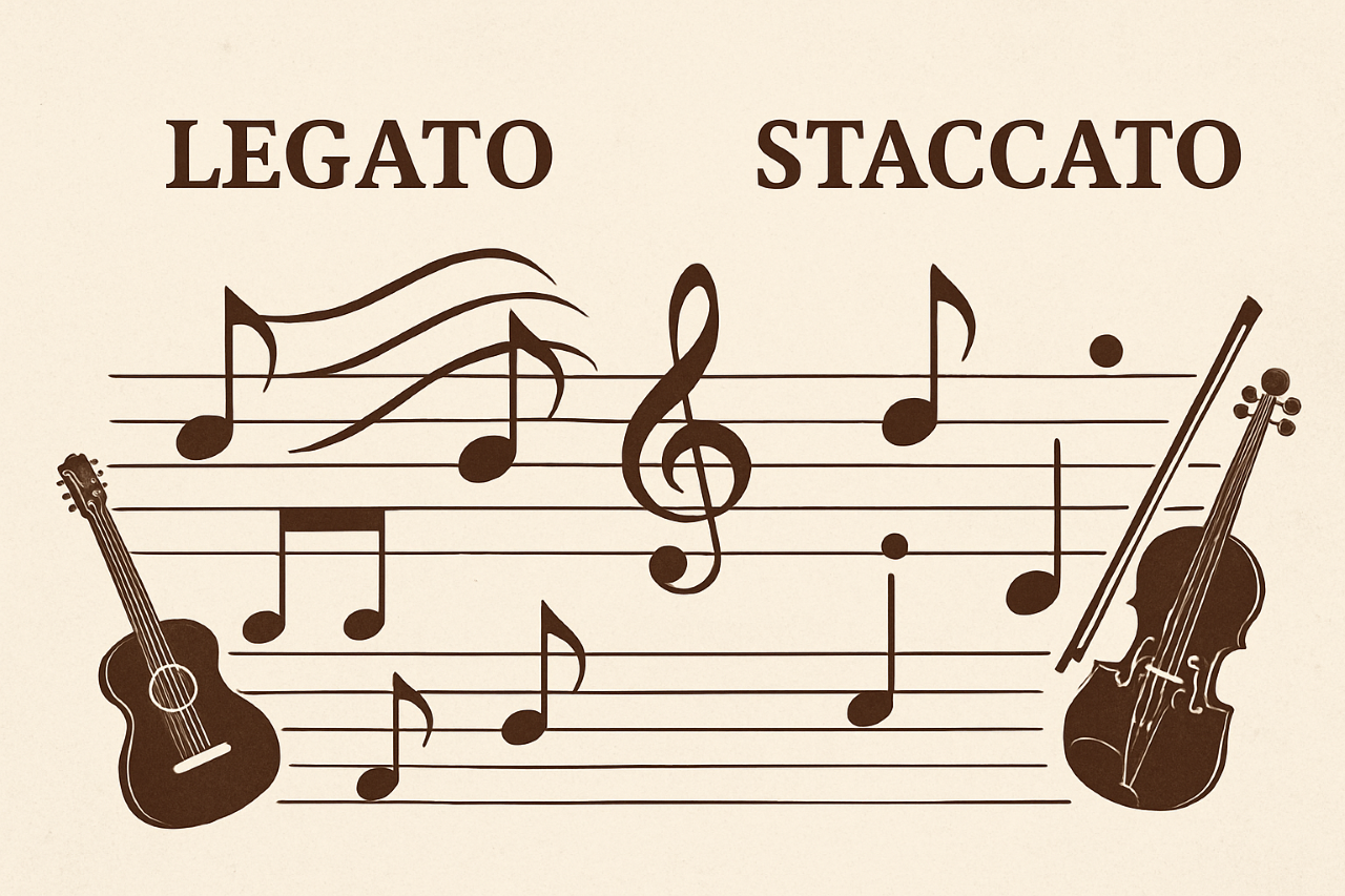 Difference Between Legato and Staccato