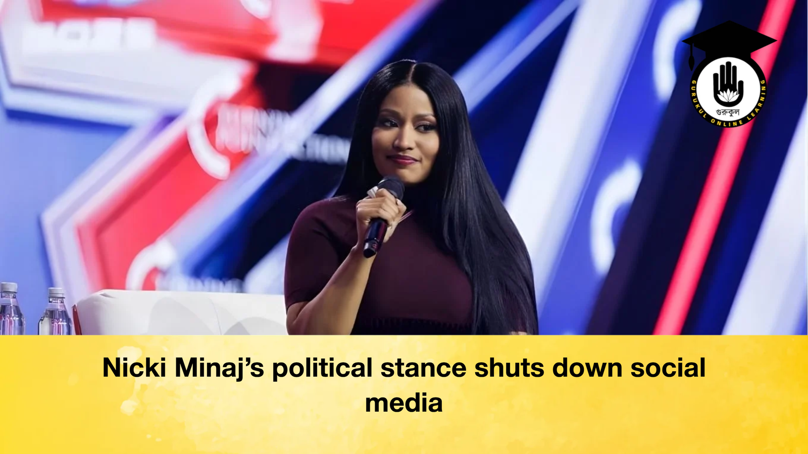 Nicki Minaj's political stance shuts down social media 1 Nicki Minajs political stance shuts down social media Nicki Minaj's political stance shuts down social media