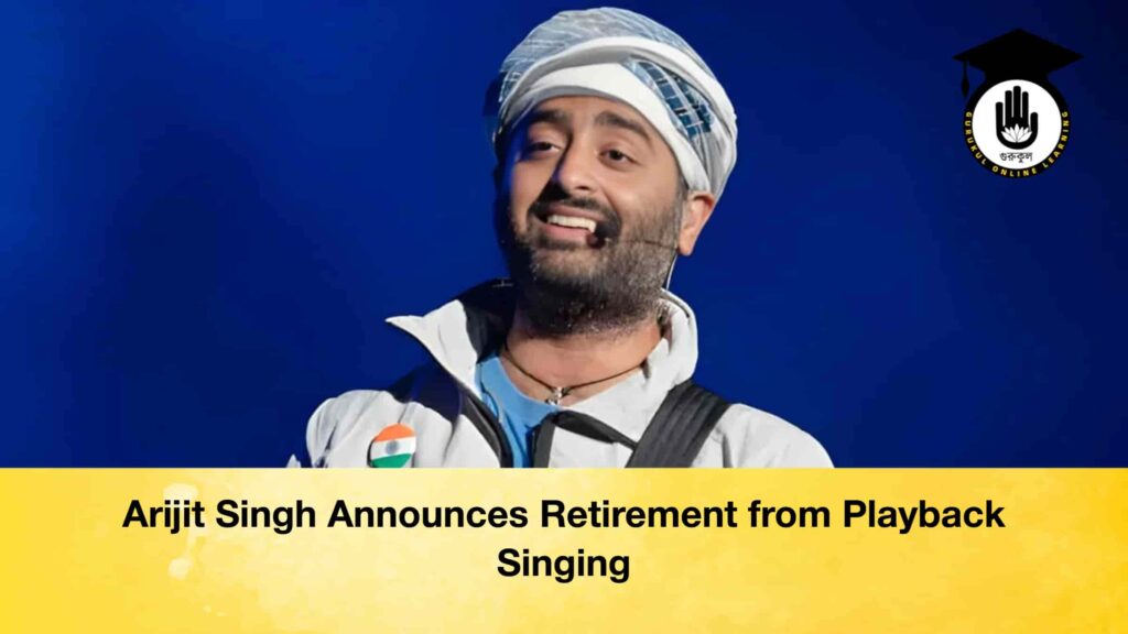Arijit Singh Announces Retirement from Playback Singing