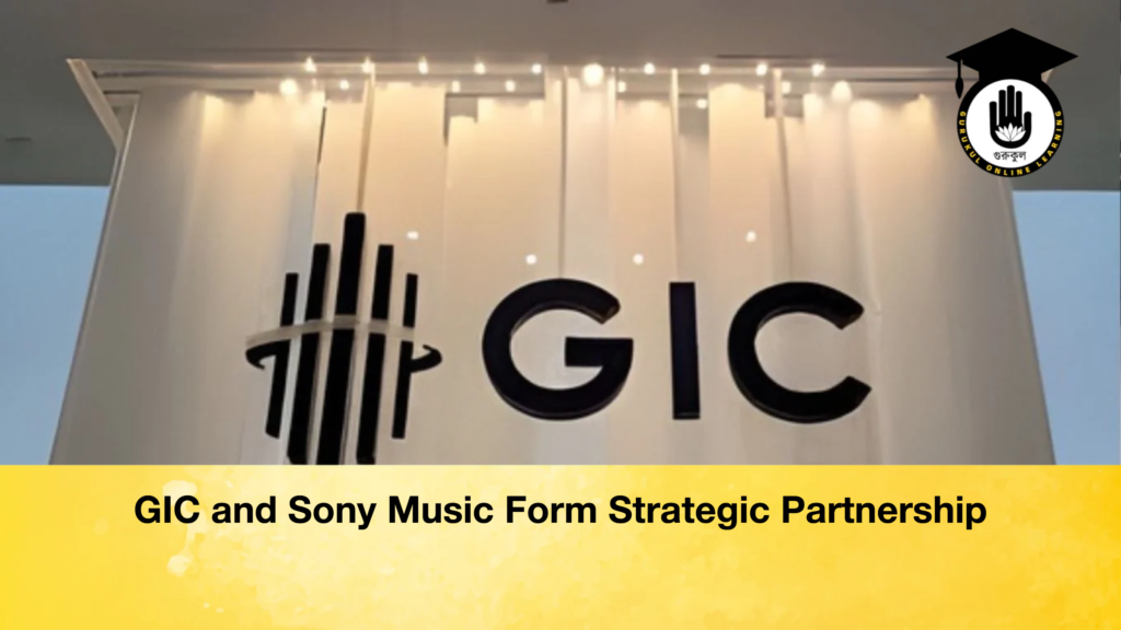 GIC and Sony Music Form Strategic Partnership GIC and Sony Music Form Strategic Partnership GIC and Sony Music Form Strategic Partnership