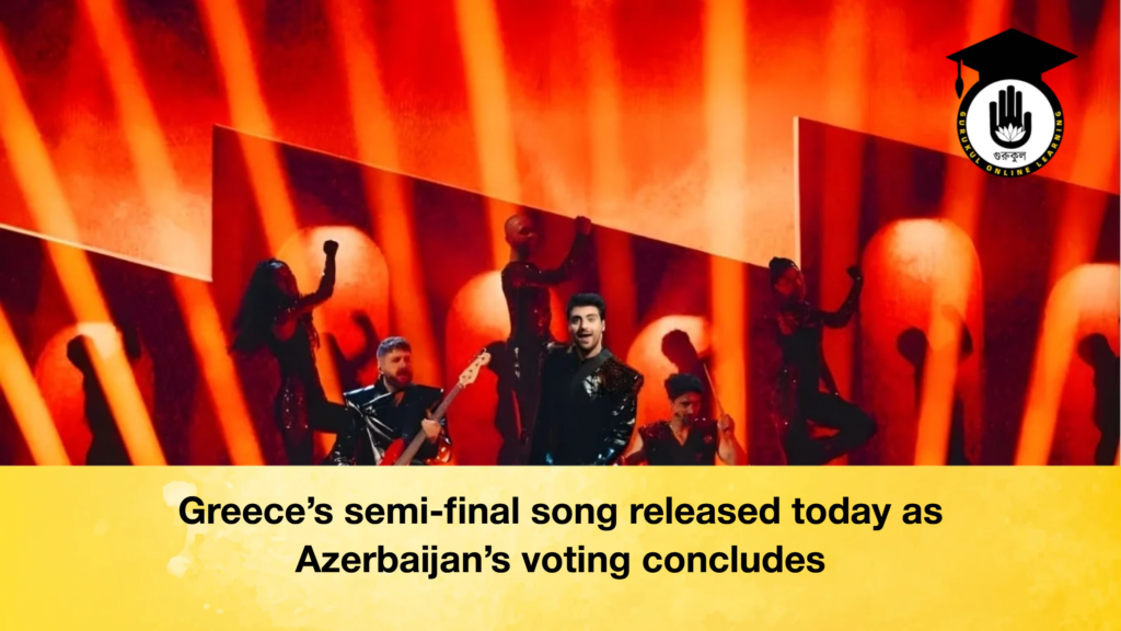 Greece’s semi-final song released today as Azerbaijan’s voting concludes 3 Greeces semi final song released today as Azerbaijans voting concludes Greece’s semi-final song released today as Azerbaijan’s voting concludes