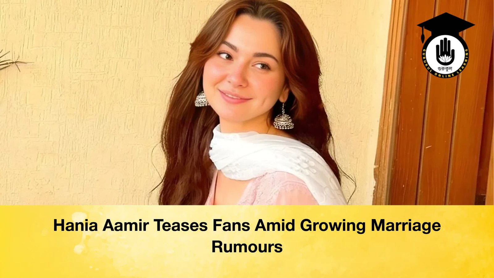 Hania Aamir Teases Fans Amid Growing Marriage Rumours Hania Aamir Teases Fans Amid Growing Marriage Rumours
