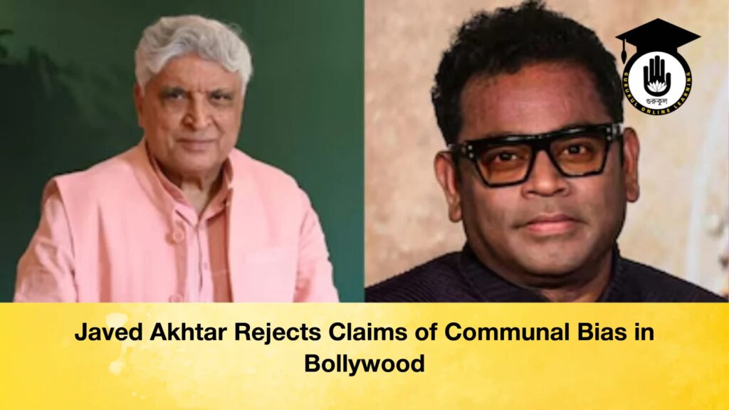 Javed Akhtar Rejects Claims of Communal Bias in Bollywood Javed Akhtar Rejects Claims of Communal Bias in Bollywood Javed Akhtar Rejects Claims of Communal Bias in Bollywood