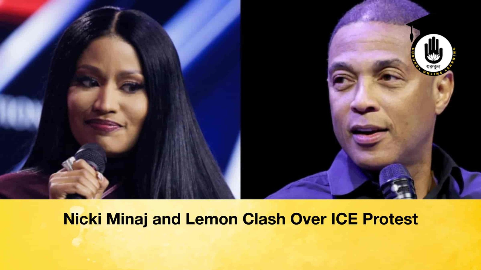 Nicki Minaj and Lemon Clash Over ICE Protest