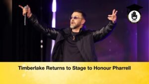 Timberlake Returns to Stage to Honour Pharrell Timberlake Returns to Stage to Honour Pharrell
