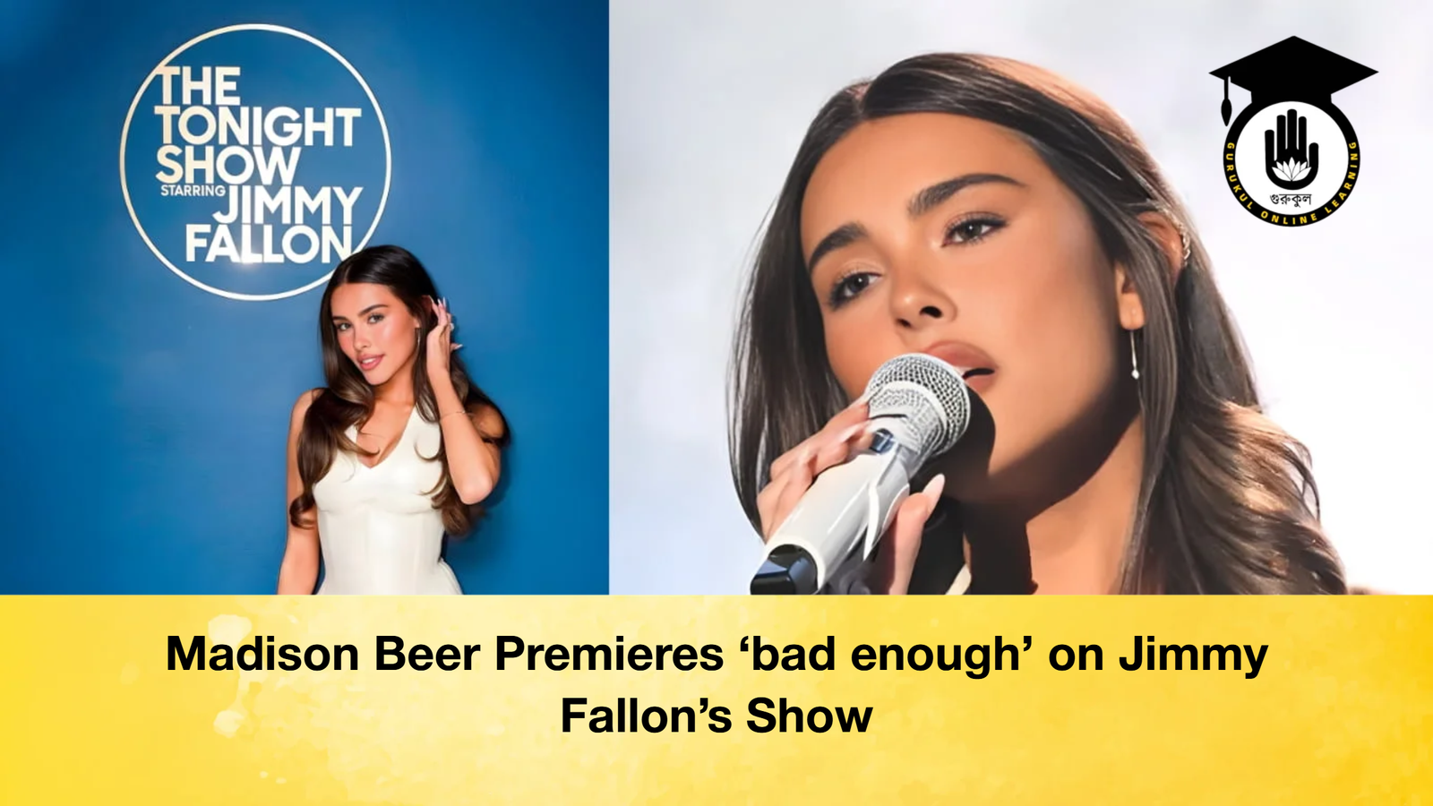 Madison Beer Premieres ‘bad enough’ on Jimmy Fallon's Show