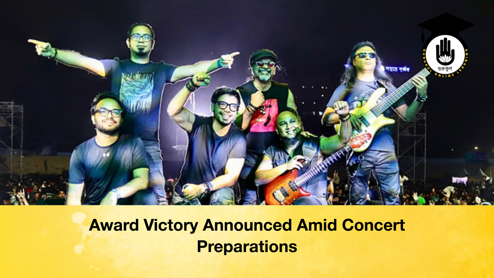 Award Victory Announced Amid Concert Preparations Award Victory Announced Amid Concert Preparations