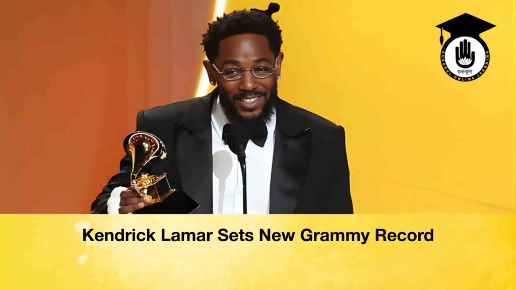 Kendrick Lamar Sets New Grammy Record