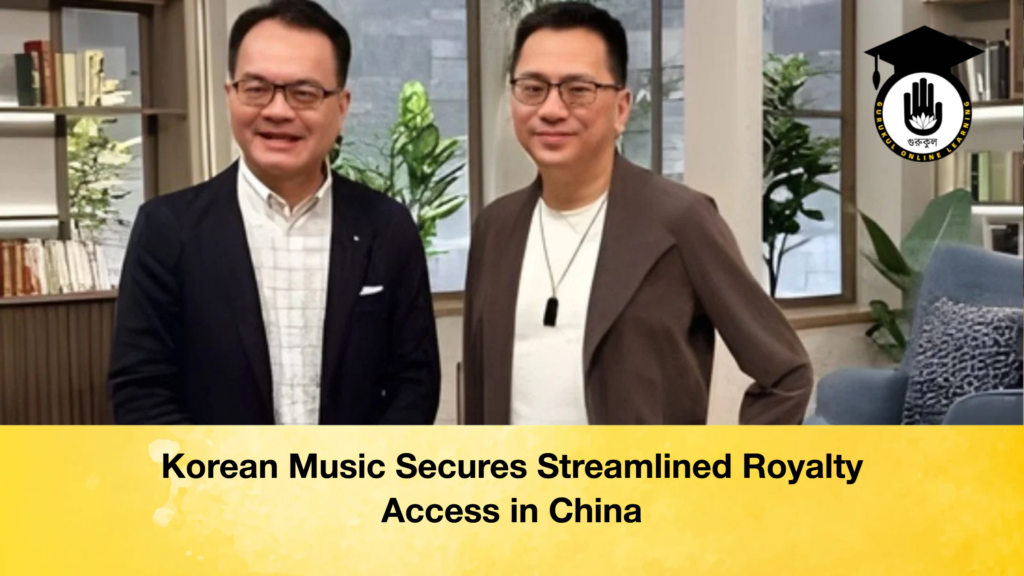 Korean Music Secures Streamlined Royalty Access in China Korean Music Secures Streamlined Royalty Access in China Korean Music Secures Streamlined Royalty Access in China