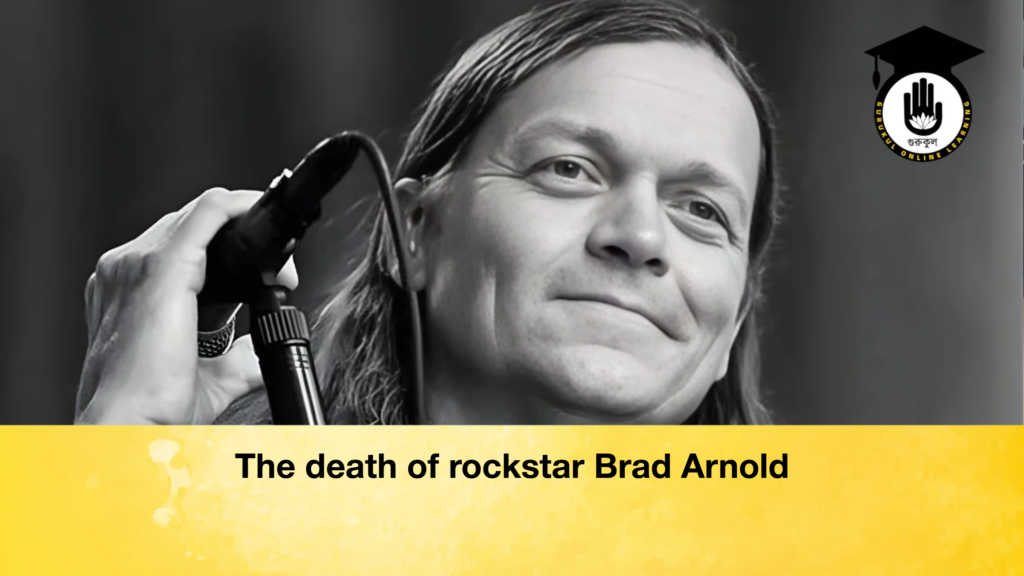 The death of rockstar Brad Arnold 3 The death of rockstar Brad Arnold The death of rockstar Brad Arnold
