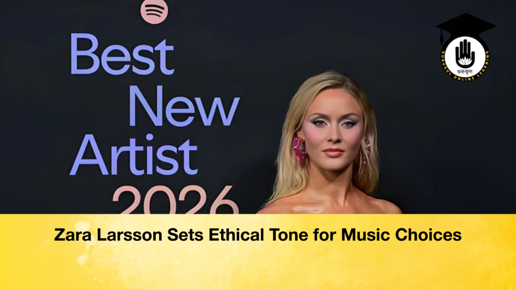 Zara Larsson Sets Ethical Tone for Music Choices Zara Larsson Sets Ethical Tone for Music Choices