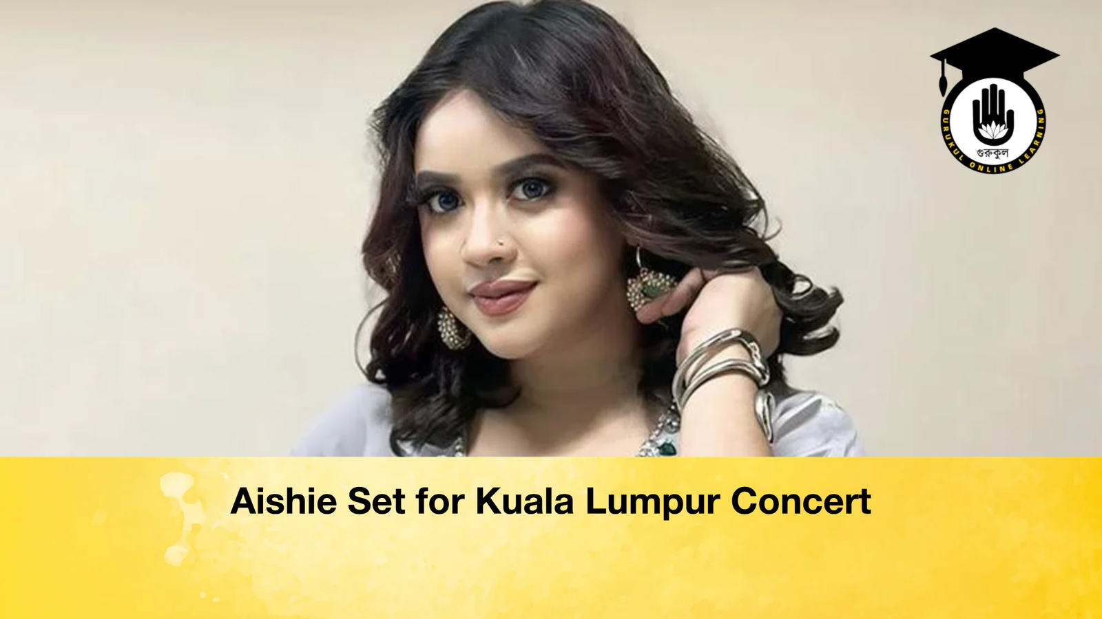 Aishie Set for Kuala Lumpur Concert Aishie Set for Kuala Lumpur Concert