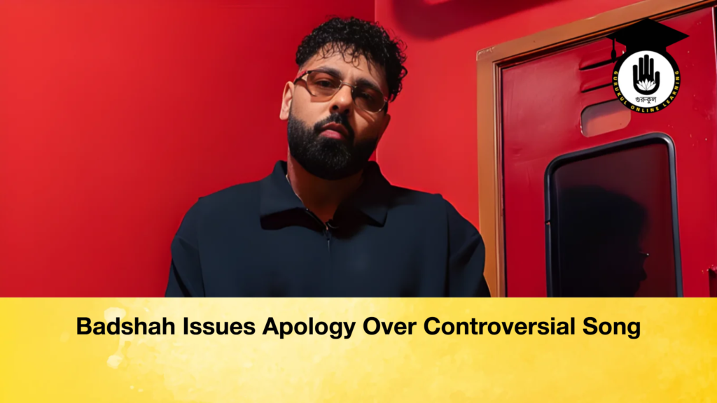 Badshah Issues Apology Over Controversial Song Badshah Issues Apology Over Controversial Song