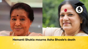 Hemanti Shukla mourns Asha Bhosles death Hemanti Shukla mourns Asha Bhosle’s death