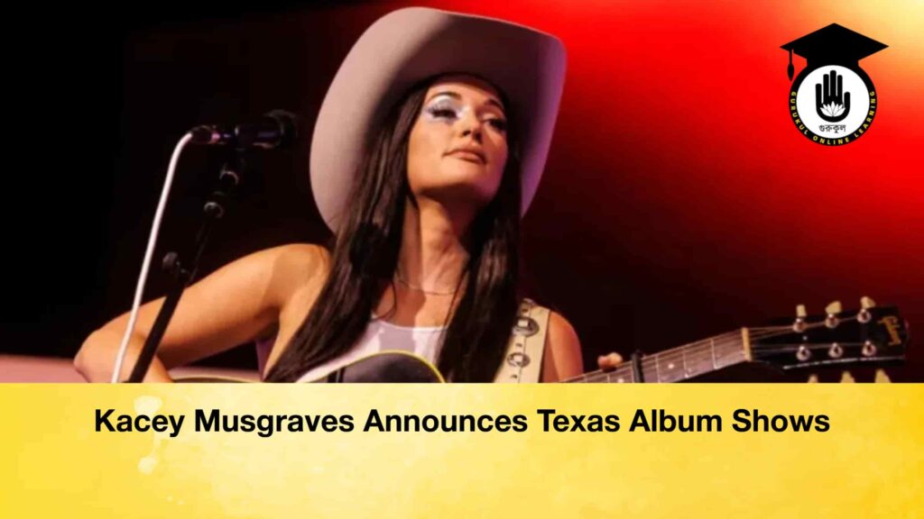 Kacey Musgraves Announces Texas Album Shows Kacey Musgraves Announces Texas Album Shows