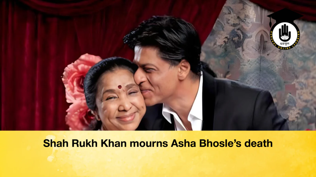Shah Rukh Khan mourns Asha Bhosles death 2 Shah Rukh Khan mourns Asha Bhosle’s death