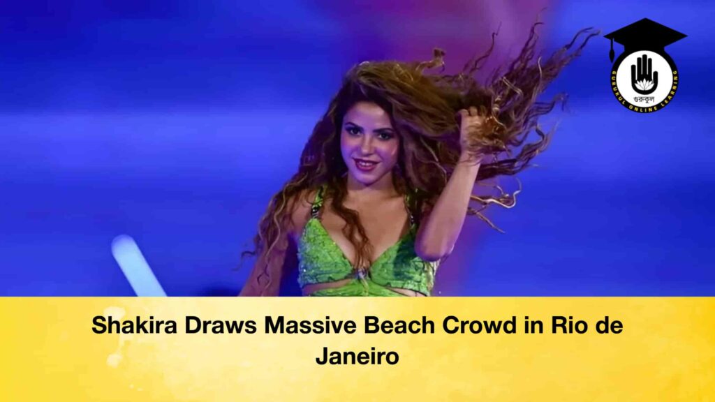 Shakira Draws Massive Beach Crowd in Rio de Janeiro Shakira Draws Massive Beach Crowd in Rio de Janeiro