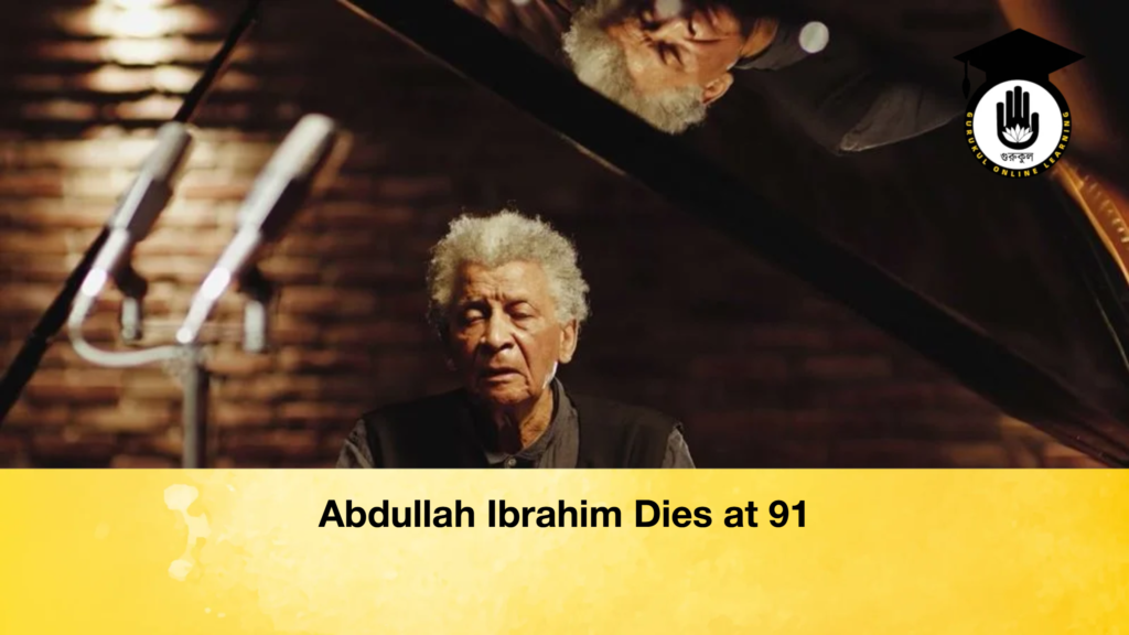 Abdullah Ibrahim Dies at 91 Abdullah Ibrahim Dies at 91 Abdullah Ibrahim Dies at 91