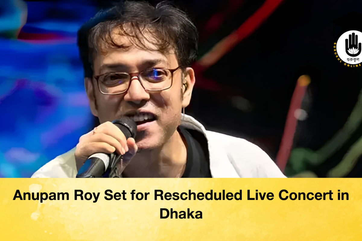Anupam Roy Set for Rescheduled Live Concert in Dhaka