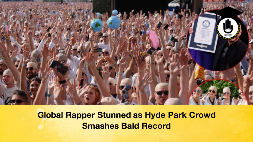 Global Rapper Stunned as Hyde Park Crowd Smashes Bald Record Global Rapper Stunned as Hyde Park Crowd Smashes Bald Record 2 Global Rapper Stunned as Hyde Park Crowd Smashes Bald Record