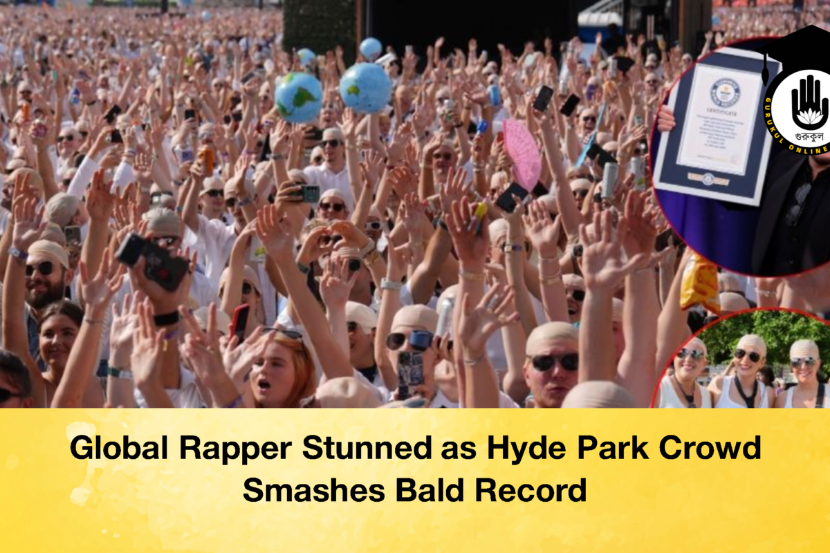 Global Rapper Stunned as Hyde Park Crowd Smashes Bald Record