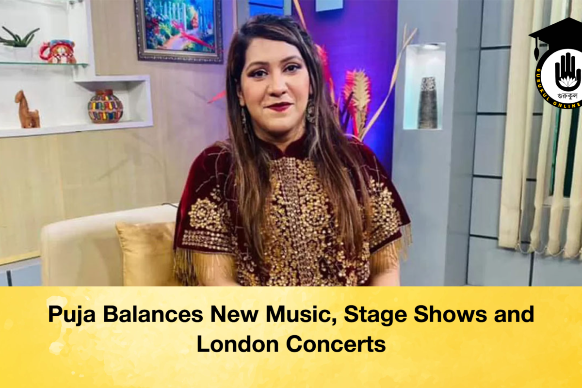 Puja Balances New Music, Stage Shows and London Concerts
