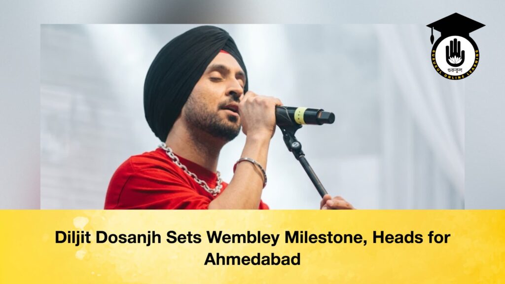 Diljit Dosanjh Sets Wembley Milestone, Heads for Ahmedabad Diljit Dosanjh Sets Wembley Milestone, Heads for Ahmedabad
