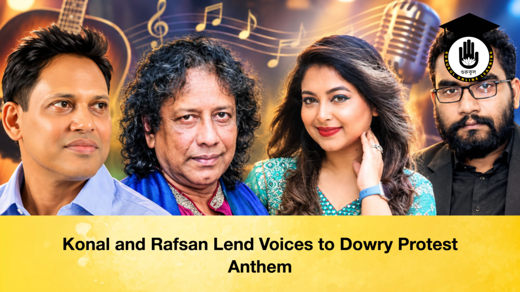 Konal and Rafsan Lend Voices to Dowry Protest Anthem Konal and Rafsan Lend Voices to Dowry Protest Anthem