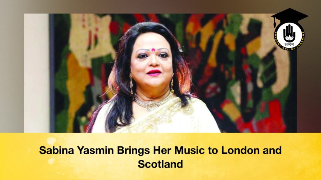 Sabina Yasmin Brings Her Music to London and Scotland Sabina Yasmin Brings Her Music to London and Scotland