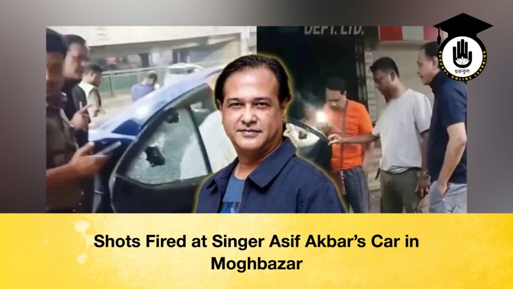 Shots Fired at Singer Asif Akbar’s Car in Moghbazar Shots Fired at Singer Asif Akbar’s Car in Moghbazar